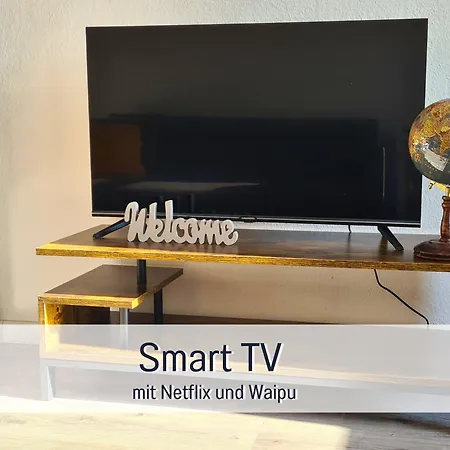 Lichtdurchflutete Moderne Stadtwohnung, Kueche, Waschtrockner, Smarttv Βραδεμβούργο
